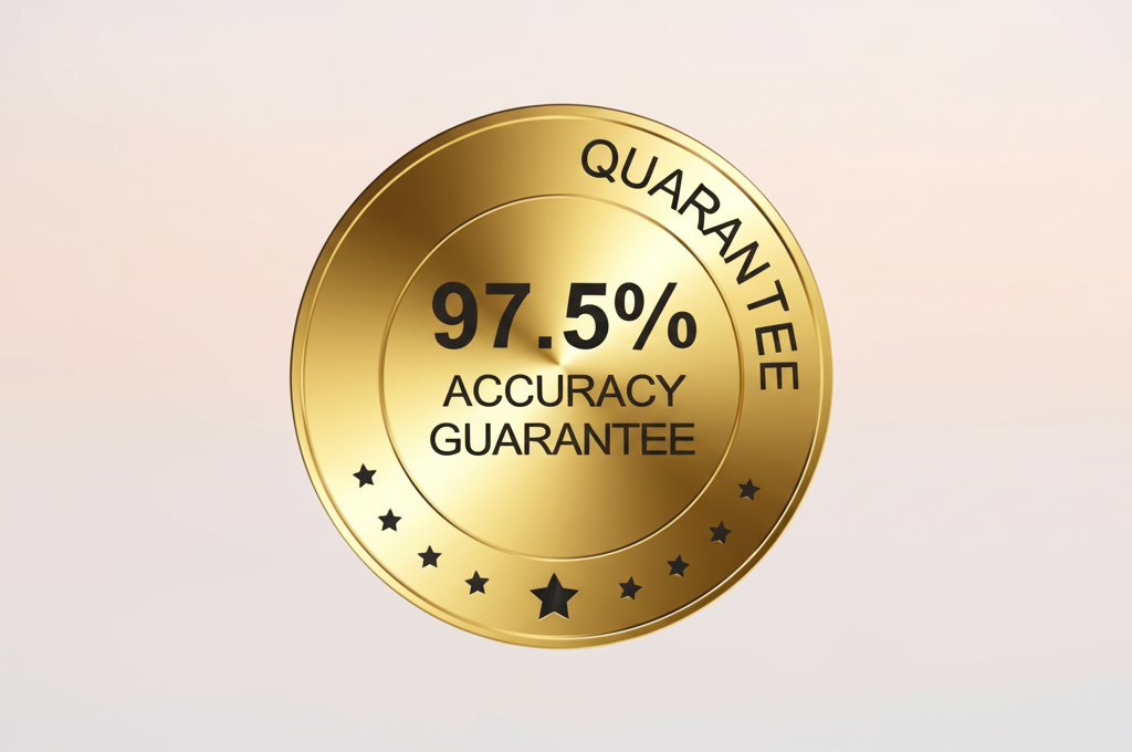 97.5%的中率保証